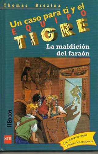 Portada del libro de La maldición del faraón