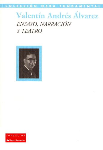 Portada del libro de Ensayo, narración y teatro