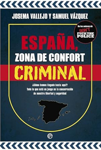 Portada del libro de España, zona de confort criminal