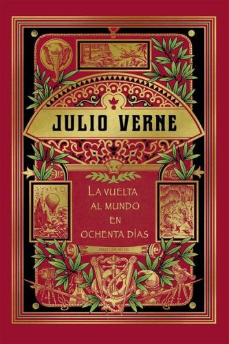 Portada del libro de La vuelta al mundo en ochenta días