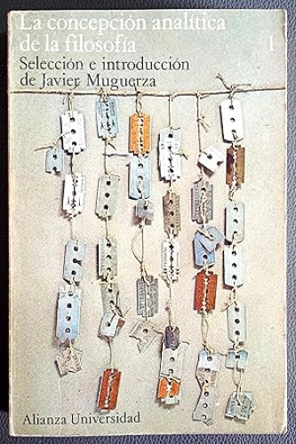 Portada del libro de La concepción analítica de la filosofía. T.I
