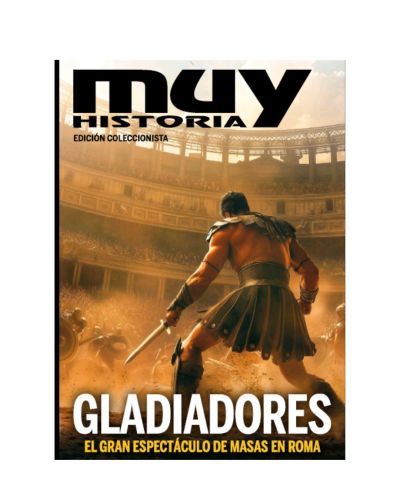 Portada del libro de Gladiadores. El gran espectáculo de masas en Roma