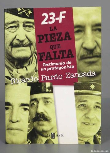 Portada del libro de 23-F la pieza que falta