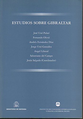 Portada del libro de Estudios sobre Gibraltar