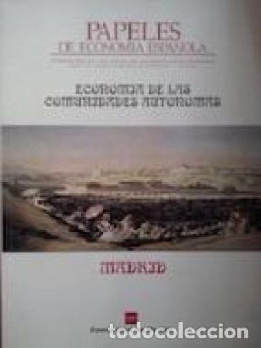 Portada del libro de Papeles de Economía Española. Economía de las comunidades autónomas.