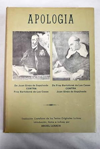Portada del libro de Apología Sepúlveda-Las Casas