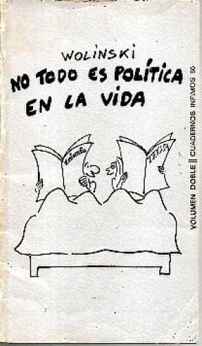 Portada del libro de No todo es política en la vida