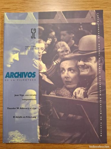 Portada del libro de Archivos de la Filmoteca Nº 52 
