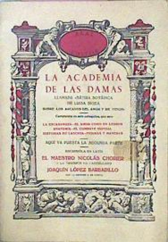 Portada del libro de La Academia de las damas