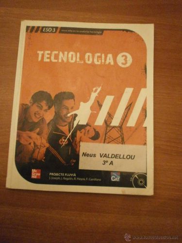 Portada del libro de Tecnologia, 3 ESO