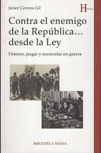 Portada del libro de Contra el enemigo de la República... desde la Ley