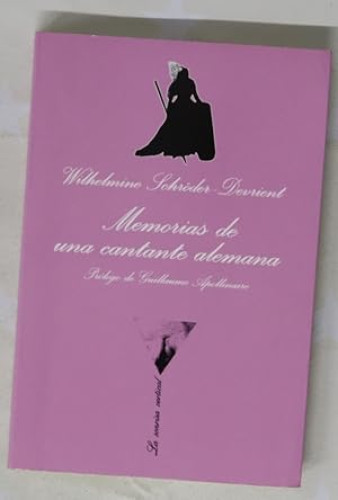 Portada del libro de Memorias de una cantante alemana