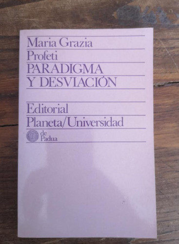 Portada del libro de Paradigma y desviacion