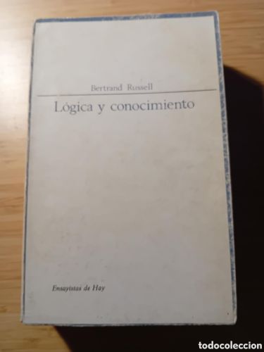 Portada del libro de Lógica y conocimiento