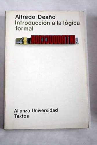 Portada del libro de Introducción a la lógica formal