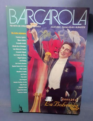 Portada del libro de Revista de creación literaria. Número 63-64 Dossier La Bohemia - REVISTA BARCAROLA