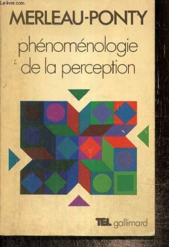 Portada del libro de Phénoménologie de la perception
