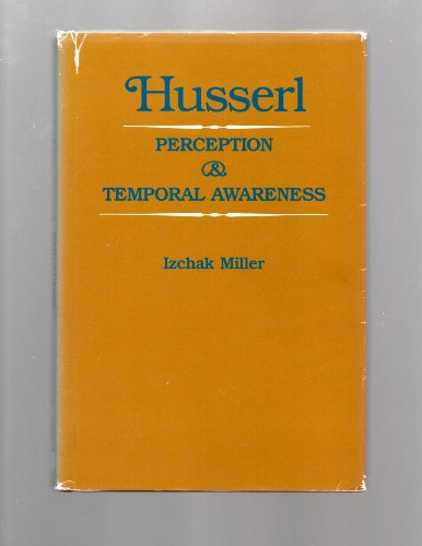 Portada del libro de Husserl, Perception, and Temporal Awareness (Bradford Books)