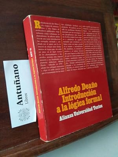 Portada del libro de Introducción a la lógica formal