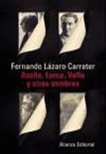 Portada del libro de Azaña, Lorca, Valle y otras sombras