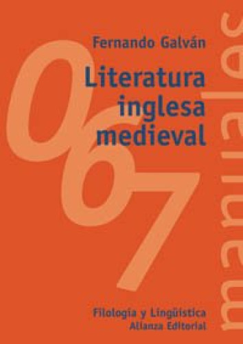 Portada del libro de Literatura inglesa medieval