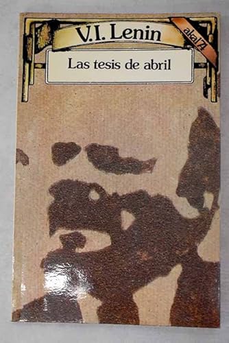 Portada del libro de Las tesis de abril