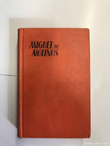 Portada del libro de MIGUEL DE MOLINOS