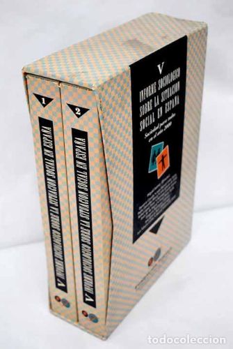 Portada del libro de informe sociológico sobre la situación social en España: sociedad para todos en el año 2000