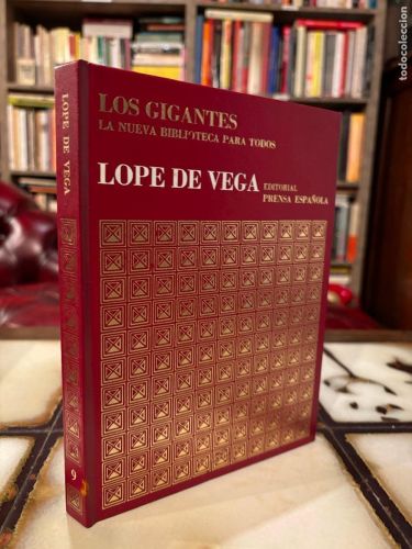 Portada del libro de Lope de Vega. Los gigantes de la literatura universal