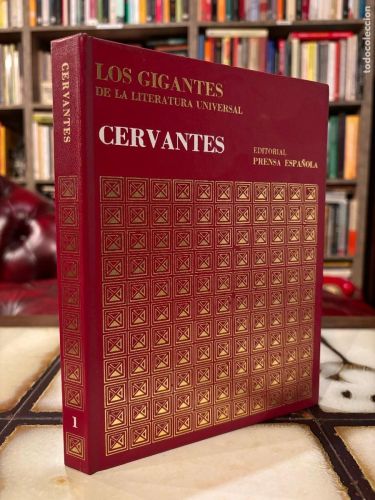 Portada del libro de Cervantes. Los gigantes de la literatura universal. 