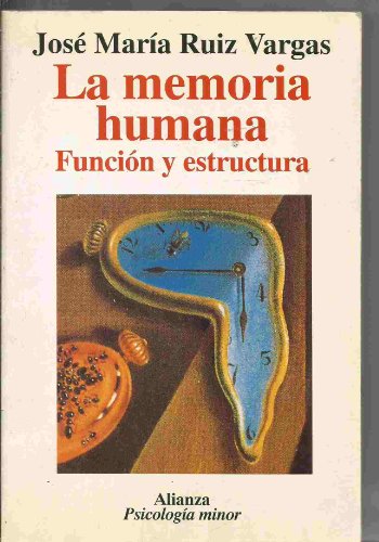 Portada del libro de La memoria humana: Función y estructura