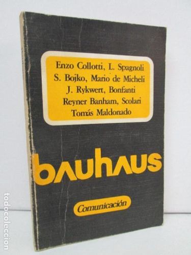 Portada del libro de BAUHAUS. COMUNICACION
