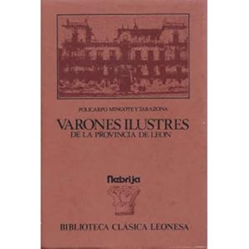 Portada del libro de Varones ilustres leoneses