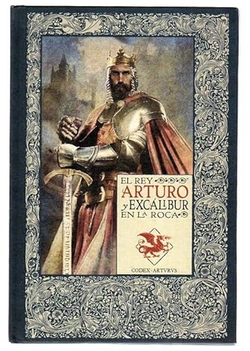 Portada del libro de El Rey Arturo y Excálibur en la roca