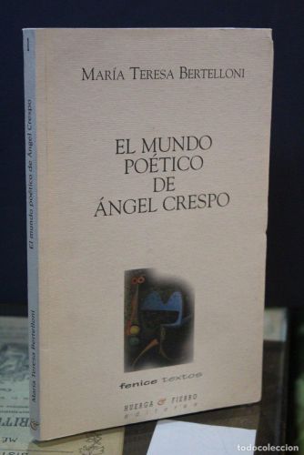 Portada del libro de El mundo poético de Ángel Crespo
