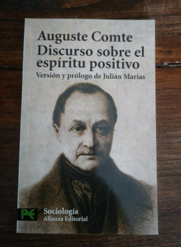 Portada del libro de Discurso sobre el espíritu positivo (El Libro De Bolsillo - Ciencias Sociales)