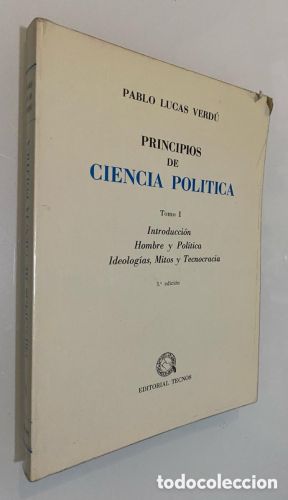 Portada del libro de Principios de ciencia política tomo I