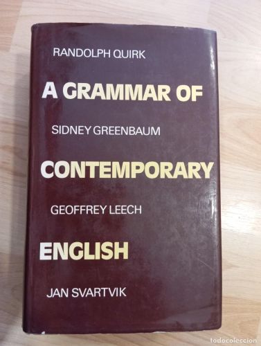 Portada del libro de A grammar of contemporary english'