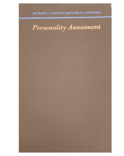 Portada del libro de Personality Assessment