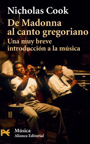 Portada del libro de De Madonna al canto gregoriano