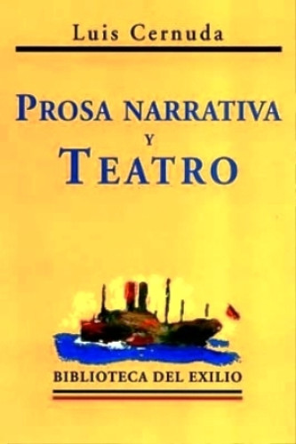 Portada del libro de Prosa narrativa y Teatro