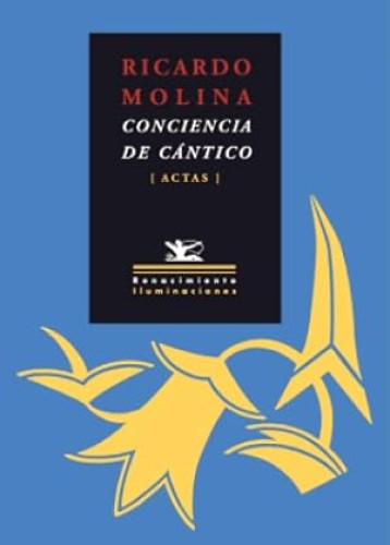 Portada del libro de Ricardo Molina: conciencia de Cántico
