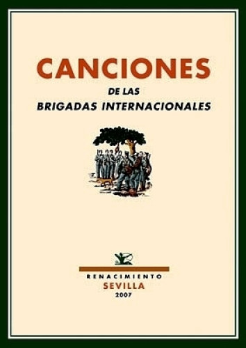 Portada del libro de Canciones de las Brigadas Internacionales