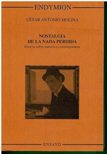 Portada del libro de Nostalgia de nada perdida