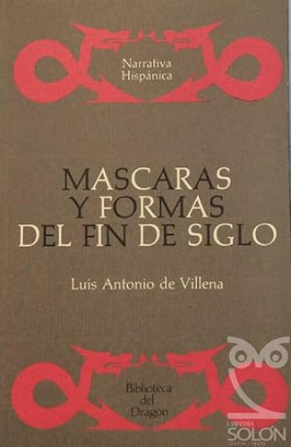 Portada del libro de Máscaras y formas del fin de siglo