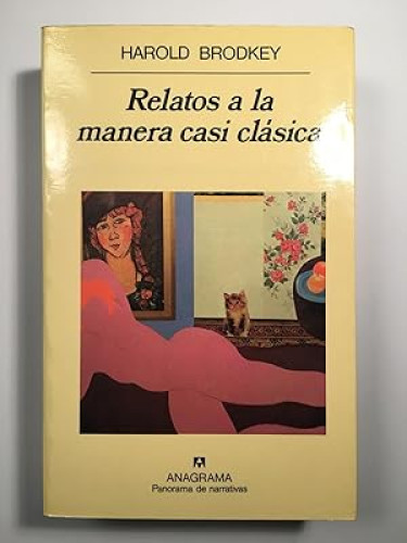 Portada del libro de Relatos a la manera casi clásica