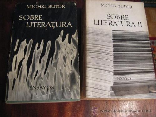 Portada del libro de MICHEL BUTOR.- SOBRE LITERATURA (DOS VOLUMENES)