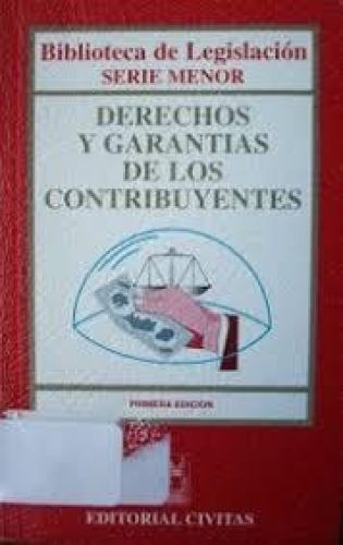 Portada del libro de Derecho y garantías de los contribuyentes