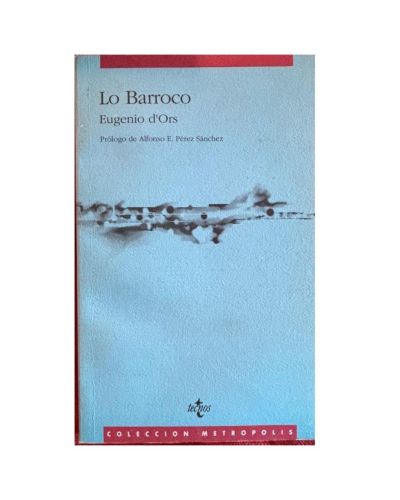 Portada del libro de Lo barroco