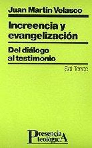 Portada del libro de 045 - Increencia y evangelización. Del diálogo al testimonio